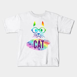 Coloring Cat Kids T-Shirt